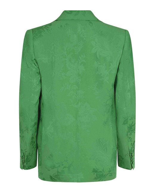 Etro Green Jacket Made Of A Silk Blend