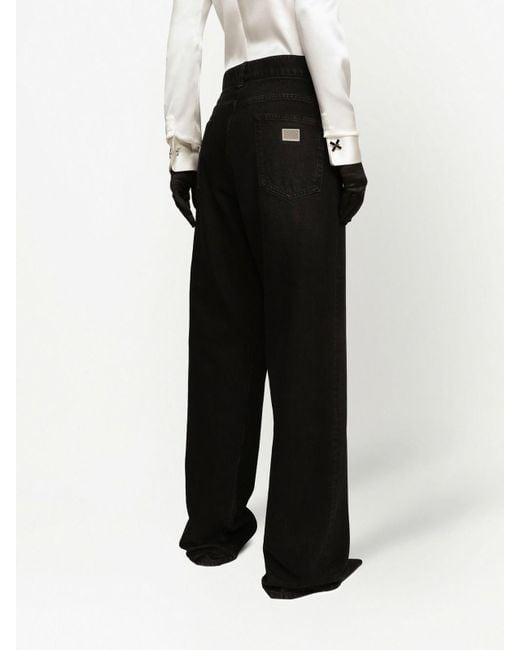 Dolce & Gabbana Black Denim Boyfriend Jeans