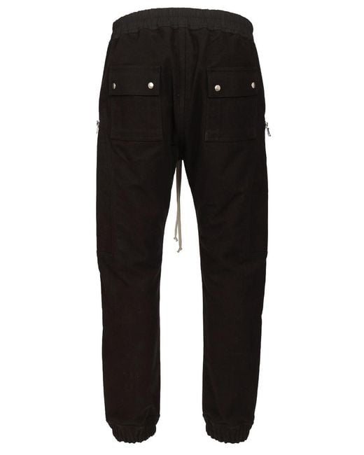 Rick Owens Black Heizer Cargo for men