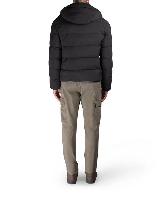 Moorer Black Brett-Skt Down Jacket for men