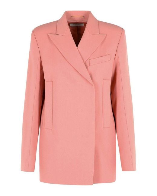 Sportmax Pink Esule Straight Blazer