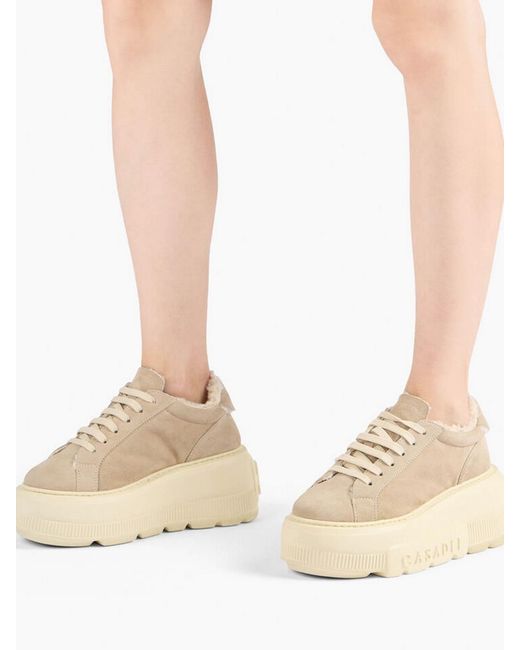 Casadei Natural Sneakers