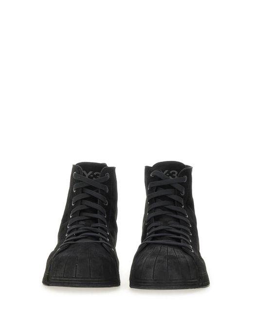 Y-3 Black Nizzastar Hi Sneaker for men