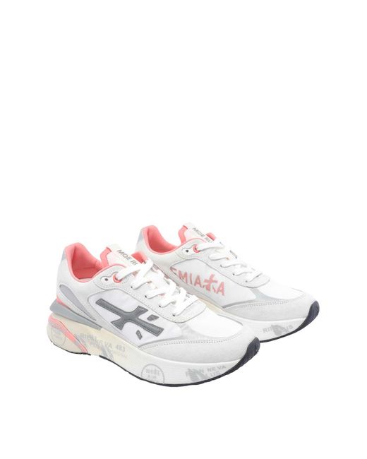 Premiata White Moerun Sneakers