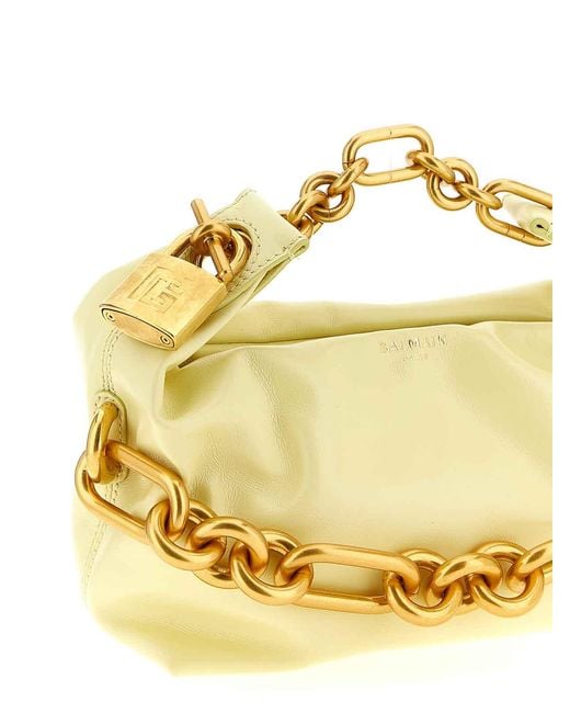 Balmain Metallic Sync Mini Handbag