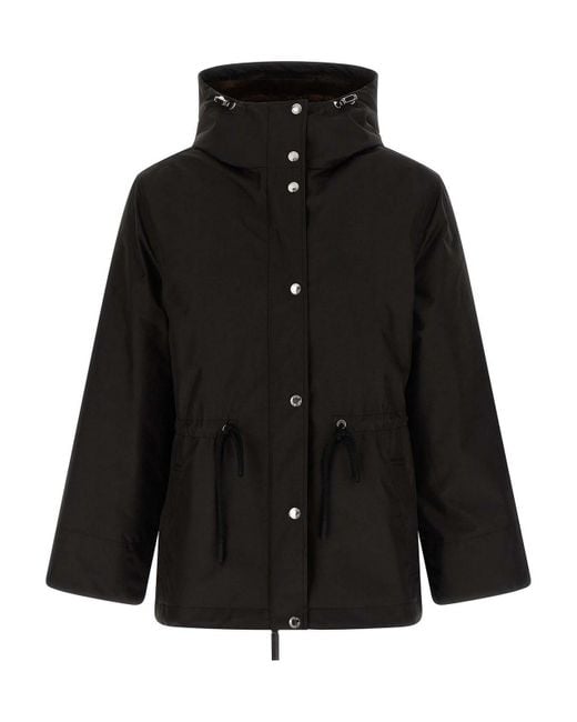 Yves Salomon Black Technical 2-In-1 Parka With Removable Mink Fur Lining