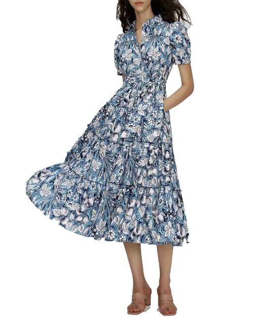 Diane von Furstenberg Blue Dress