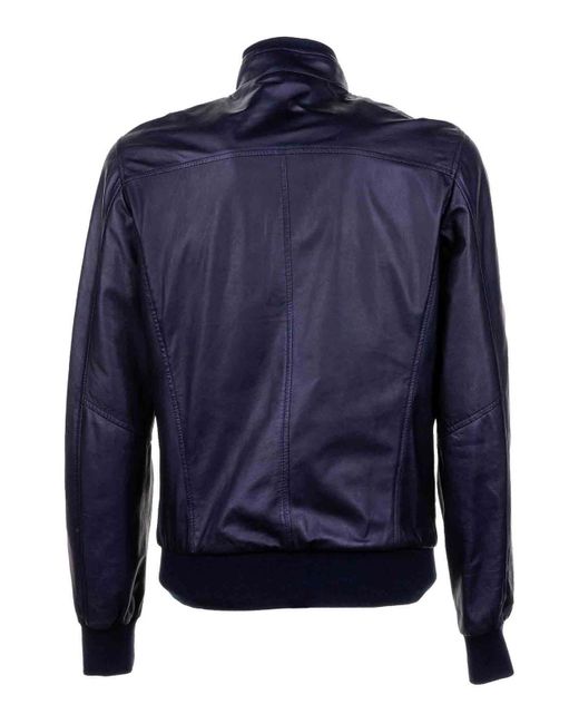 Barba Napoli Blue Sports Jacket for men
