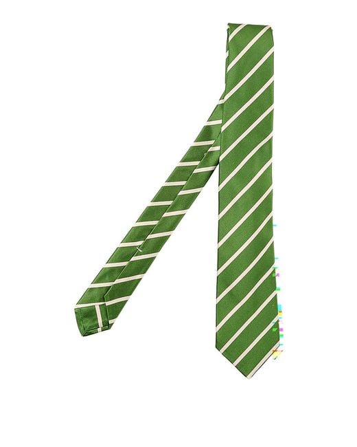 Kiton Green Necktie for men