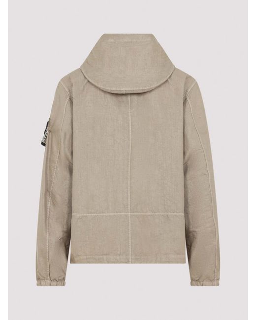 Stone Island Natural Polyamide Jacket for men