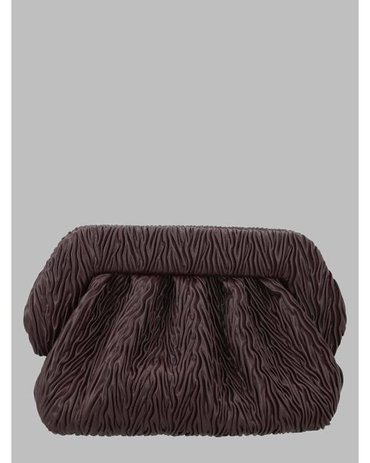 THEMOIRÈ Brown Large Curled Bag
