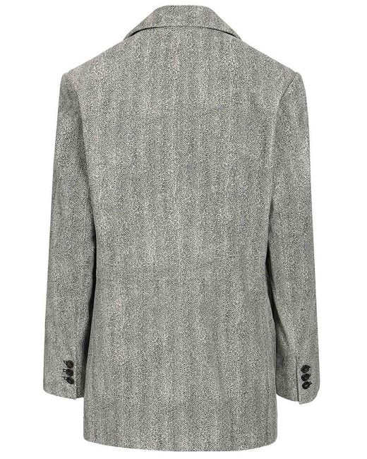 Emporio Armani Gray Signature Blazer
