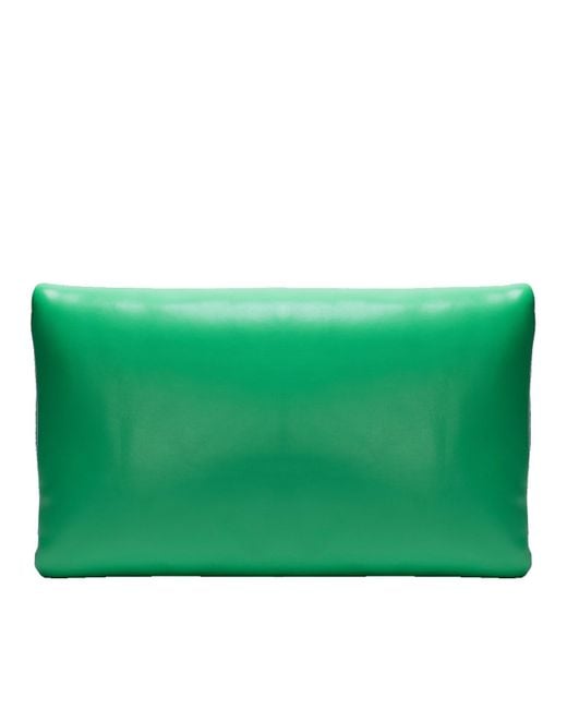MSGM Green Click Bag Clutch for men