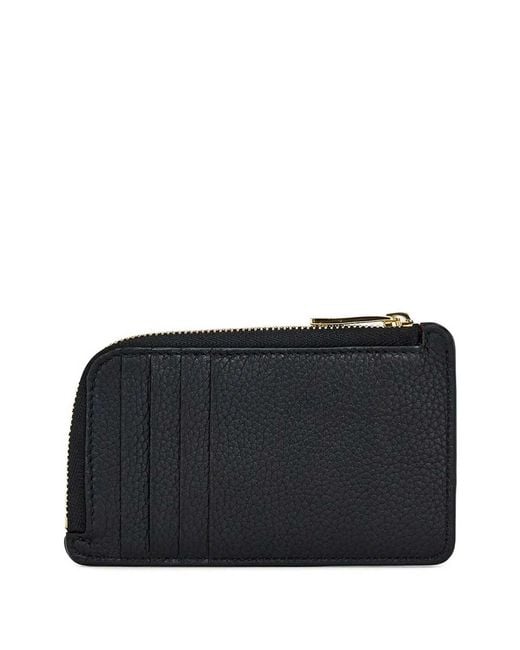 Ferragamo Black Card Holder With Coin Purse