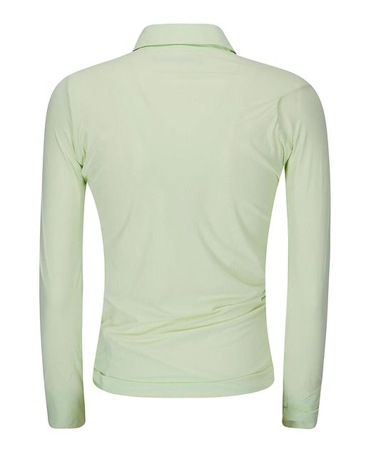 OTTOLINGER Green Twisted Reversable Longsleeve