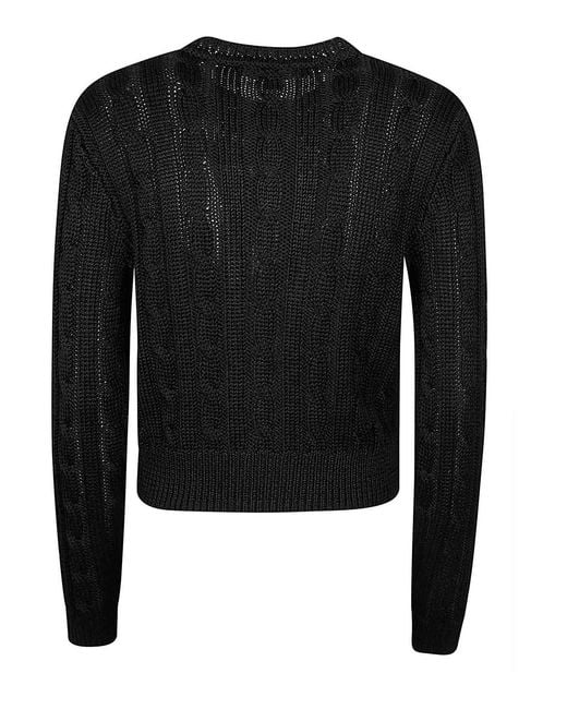 Polo Ralph Lauren Black Crp Cbl Crd-Long Sleeve-Cardigan