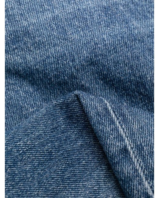 DSquared² Blue Distressed Slim-cut Jeans for men