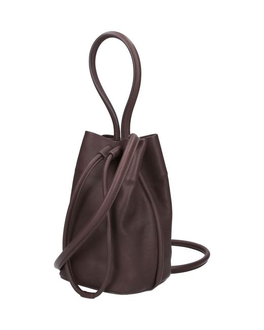 Uma Wang Brown Small Sac Bucket Bag