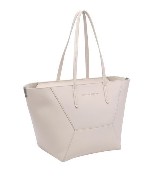 Brunello Cucinelli Natural Tote Bag