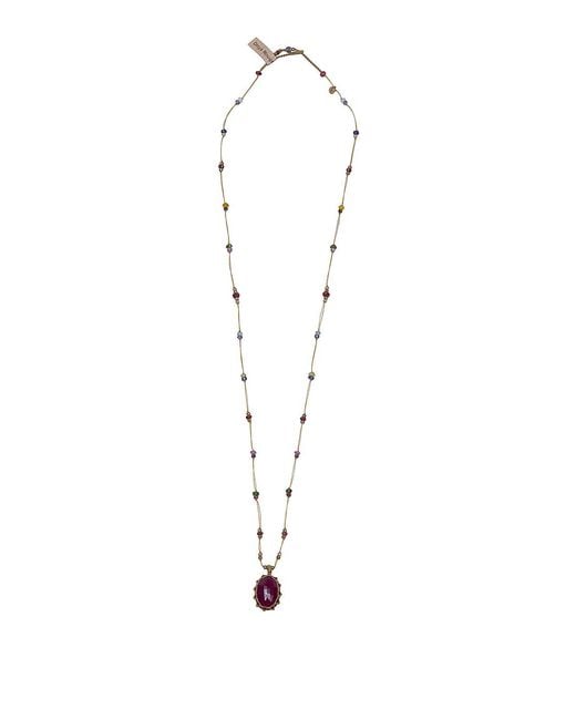 Sharing White Long Pendant Necklace