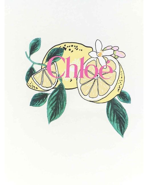 Chloé White Cotton T-Shirt