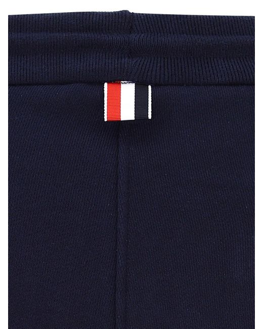 Thom Browne Blue Engineered 4-Bar Tracksuit Bottoms for men