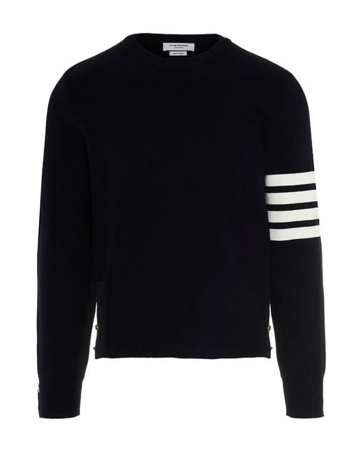 Thom Browne Black Crewneck for men