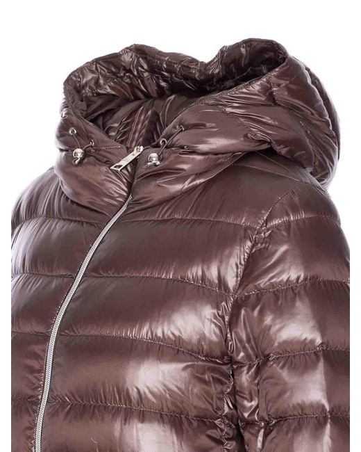 Herno Purple A-Shape Ultrilight Down Jacket