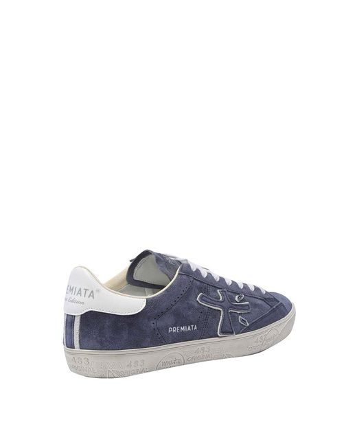 Premiata Blue Steven Sneakers for men