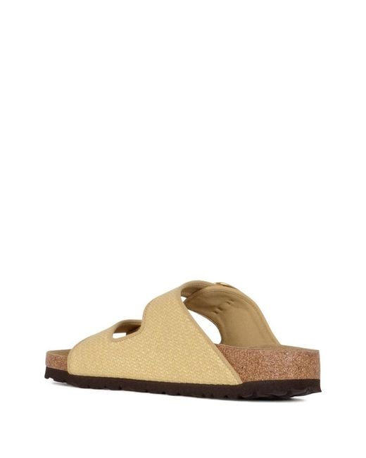 Birkenstock White Arizona Big Buckle Slide