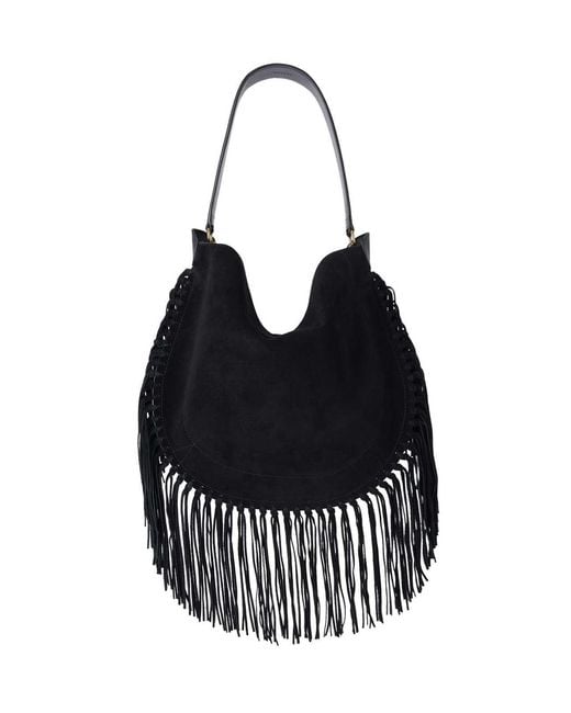 Isabel Marant Black Medium Bag Oksan Soft