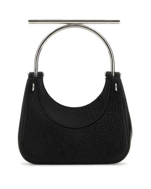 Alexander McQueen Black Mcqueen T-Bar Mini Lambskin Bag