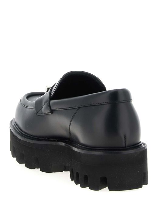 Alexander McQueen Black Parachute Loafers for men