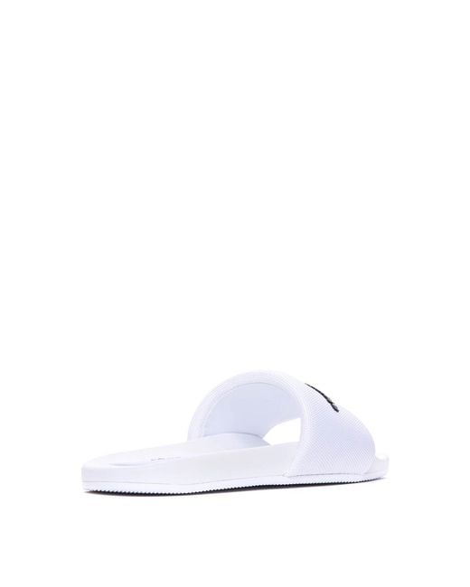 Alexander Wang White Slide Sandals