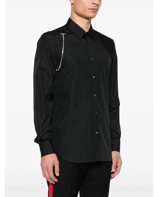 McQueen Black Shirt for men