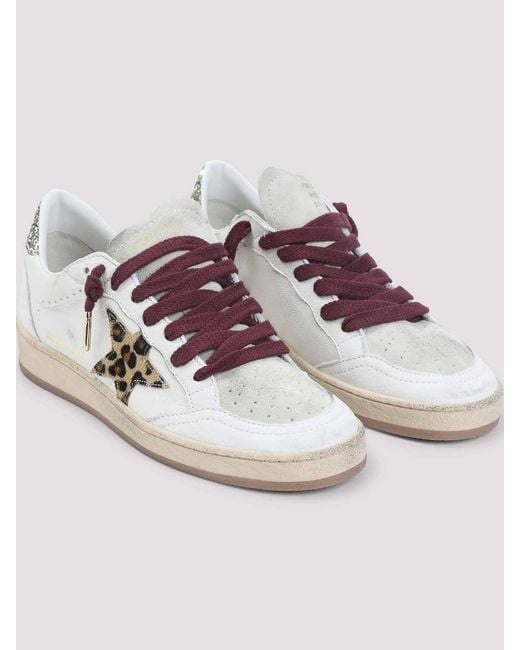 Golden Goose Deluxe Brand White Ballstar Sneakers