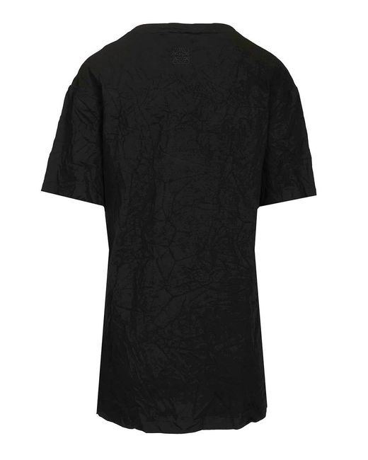 Loewe Black Cotton Blend T-Shirt