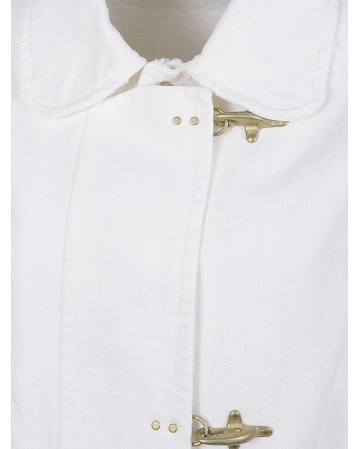 Fay White Denim Jacket