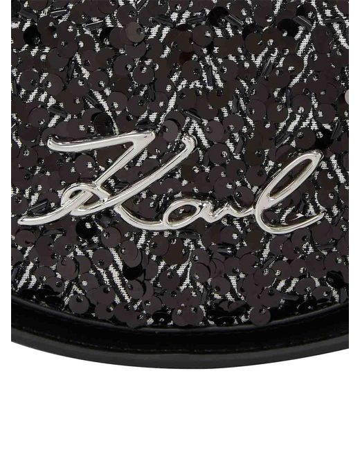Karl Lagerfeld Black K/Autograph Top Handle