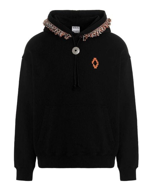 Marcelo Burlon Black Cotton Sweatshirt for men