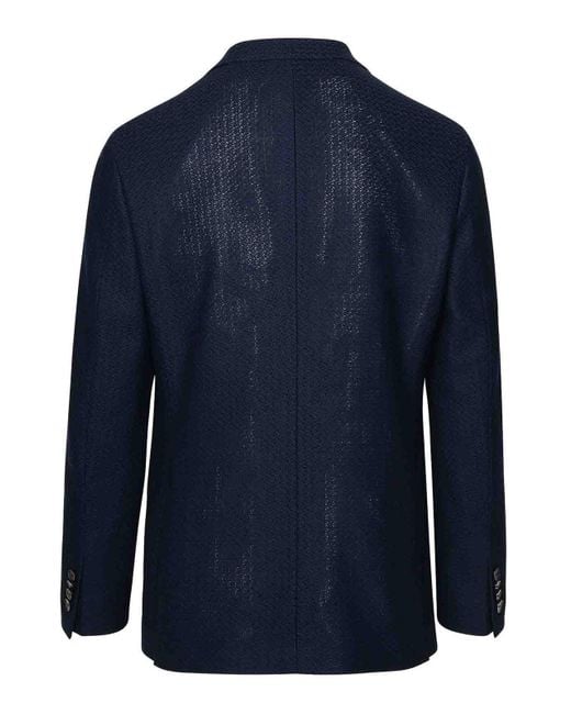Etro Blue Blazer Roma for men
