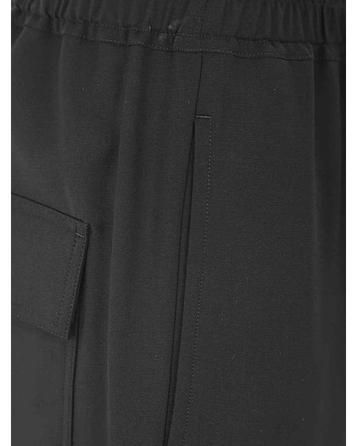 Rick Owens Black Long Trousers for men
