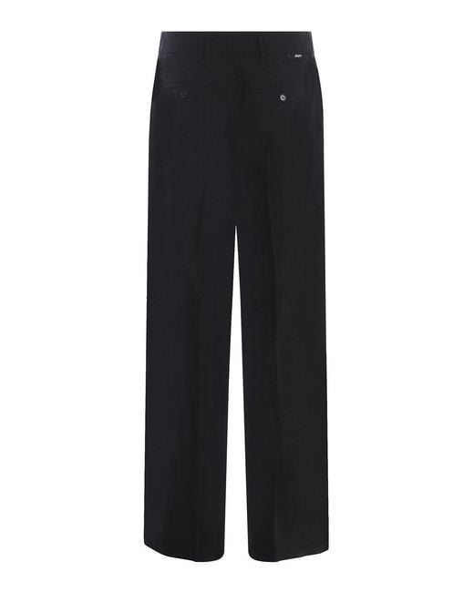 MSGM Black Trousers for men