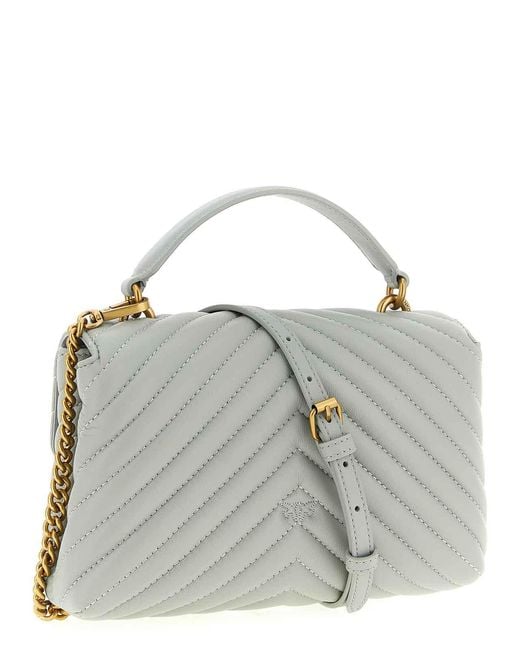 Pinko White Mini Lady Love Puff Handbag
