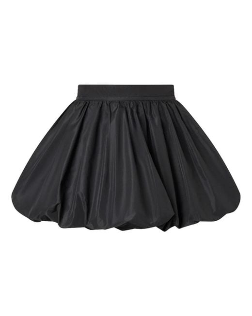 Patou Black Mini Balloon Skirt
