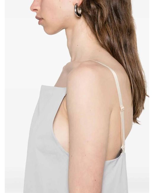 Carven White Slip Dress
