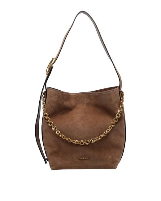 MICHAEL Michael Kors Brown Large Nolita Bucket Bag