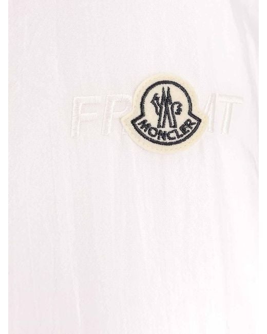 Moncler White Shirt for men