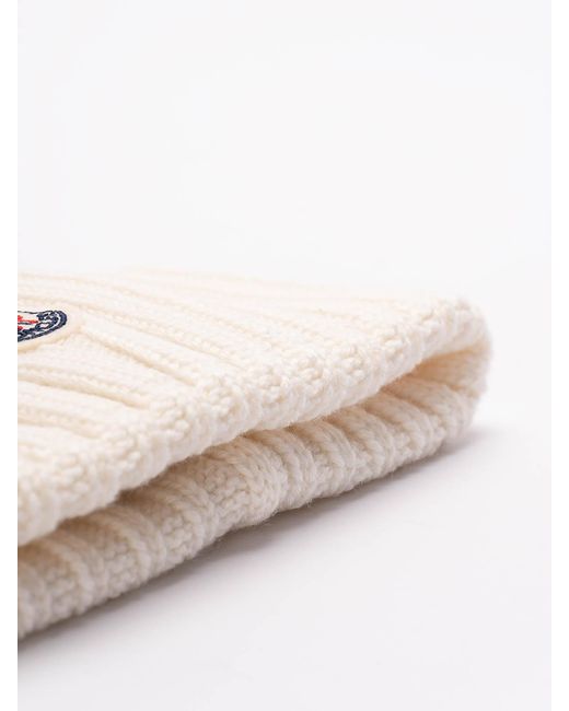 Moncler Natural Beanie