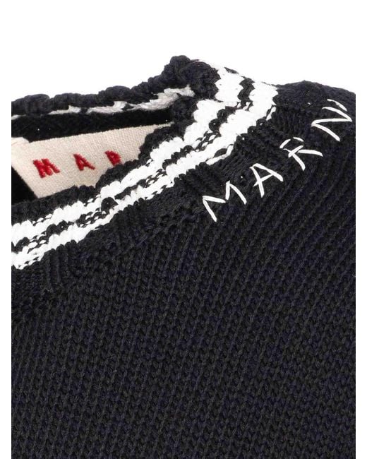 Marni Blue Roundneck Sweater